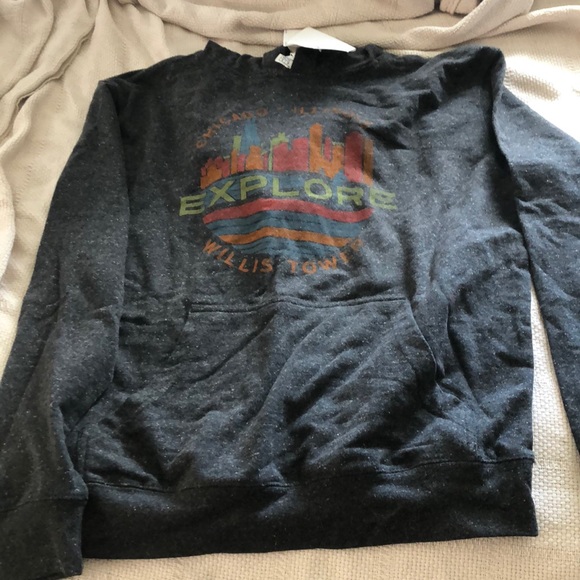 NWT pullover hoodie Chicago Willis Tower - Picture 2 of 4